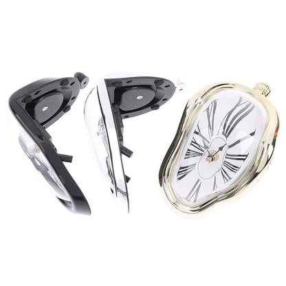 Distorted Wall Clocks Surrealist Salvador Dali Style Wall Watch Decoration