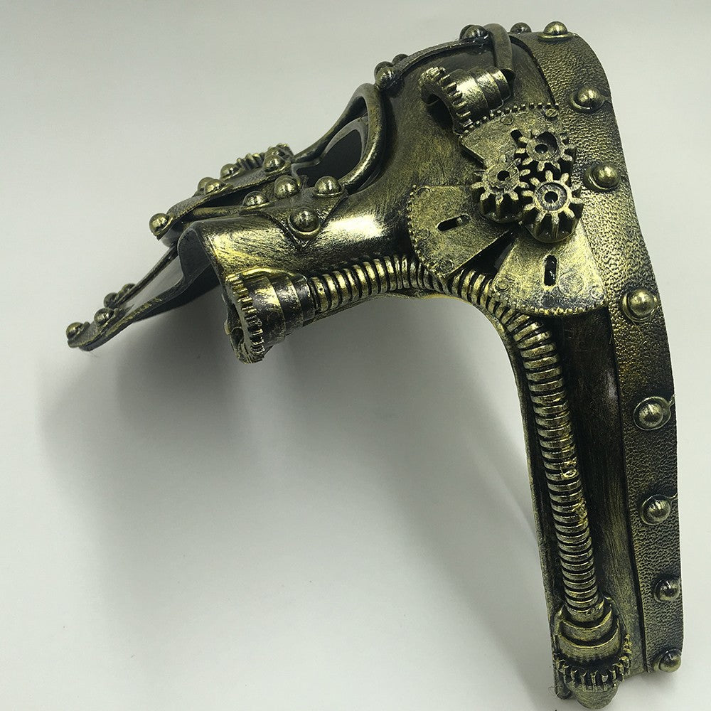 Steampunk  Phantom Masquerade Cosplay Medieval Retro Mask Ball Half Face Men Punk Costume Halloween Party Costume Props