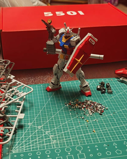 Reparo de Máscara Versão Changlong 5501rg 1/144 Yuanzu 2.0 Modelo Montado Rgurx-78-2 Boneco de Brinquedo Menino Réplica de Alta Versão