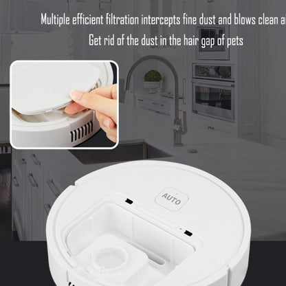 Robotic Vacuum and Mop Combo Automatic Cleaning Sweeping Machine USB Rechargeable Quiet Cleaning for Pet Hair Carpets and Floors