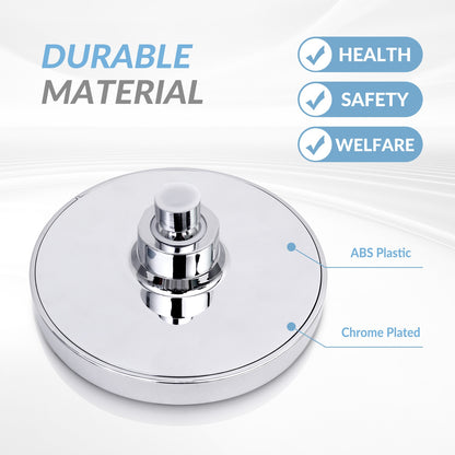 Shower Head High Pressure Rain Adjustable Stainless Steel 6 Inch Wall Mounted Rainfall Shower Bathroom Accessories Replacement