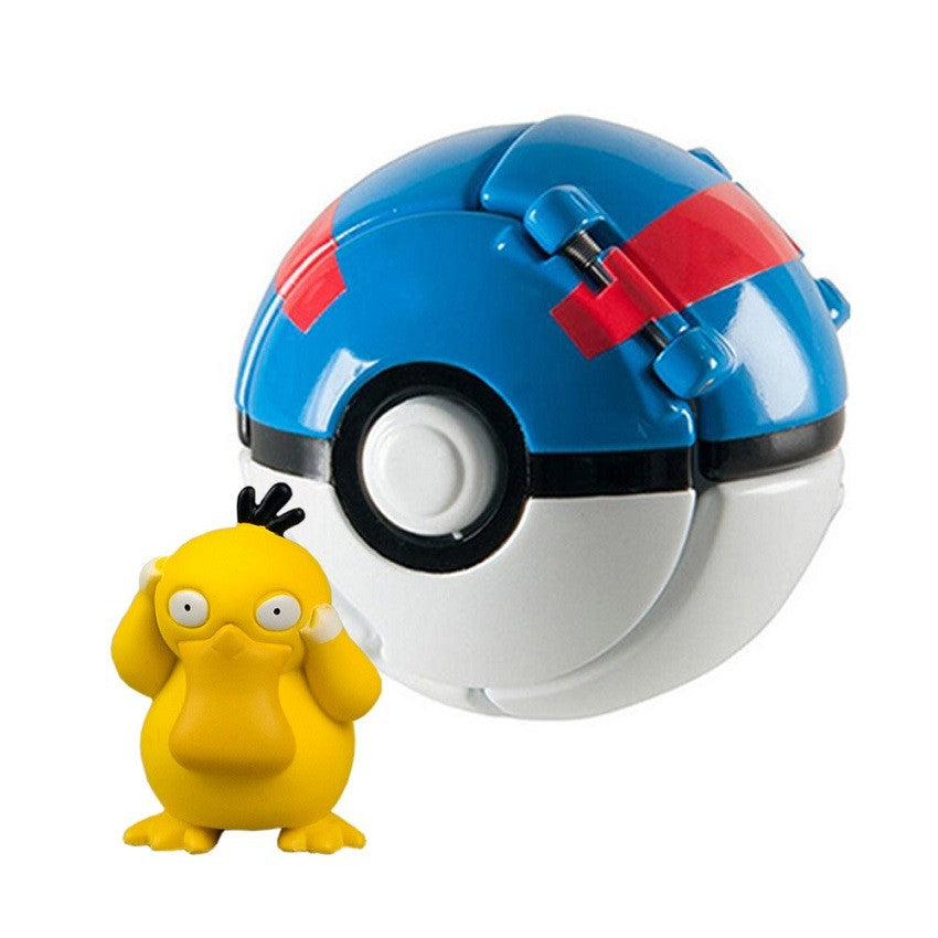 Pokémon Boneco Elf Ball Anime Personagem Desenhos Animados Pikachu Charizard Pocket Monster Pet Modelo Deformável Brinquedo de Ação Presentes Infantis