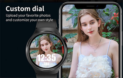 Smartwatch Masculino GT4 Pro 2026: Monitor de Saúde, à Prova D'água, Chamada BT, Tela AMOLED 360*360, Rastreamento GPS, Bússola, Novo Modelo Militar