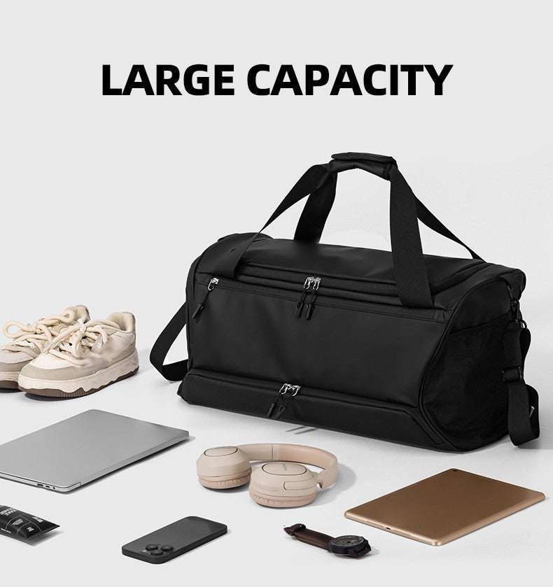 Travel Duffel Handbag Dry Wet Outdoor Business Trip Short Distance Shoulder Bag Large Fitness Gym Yoga Sports Luggage Tote Pack