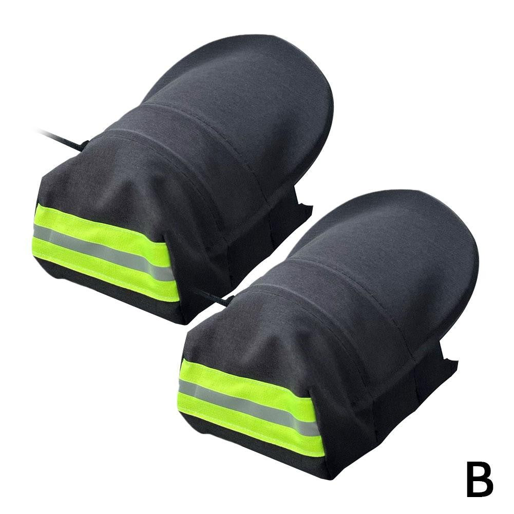 1 Par de Luvas de Guiador para Motocicletas Impermeáveis, à Prova de Vento e com Proteção Solar para a Maioria das Motos, Scooters, ATVs, Motores de Neve