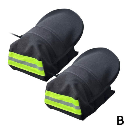 1 Par de Luvas de Guiador para Motocicletas Impermeáveis, à Prova de Vento e com Proteção Solar para a Maioria das Motos, Scooters, ATVs, Motores de Neve