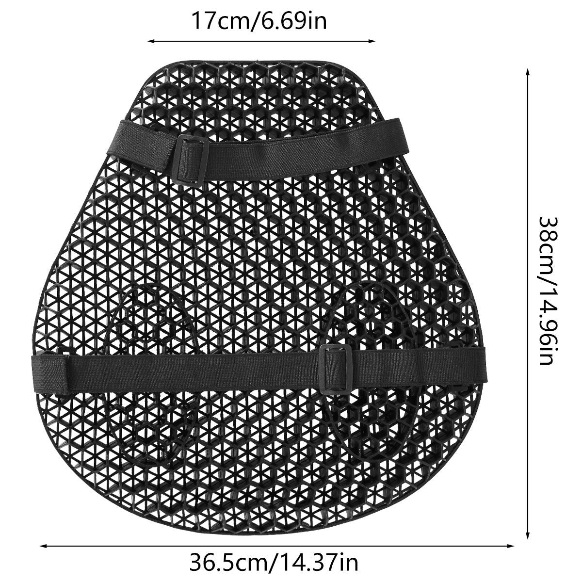 Almofada de Assento de Motocicleta Antiderrapante Estrutura de Malha 3D Respirável Macia e Confortável Proteção Solar Acessórios para Motocicleta