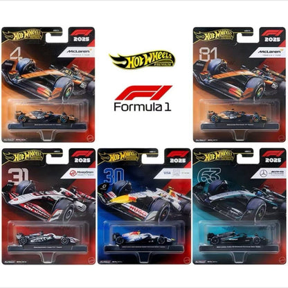Original 1/64 Hot Wheels Car F1 Racing Model Mclaren Culture Red Bull Mercedes Benz Limited Edition Hrv11 Diecast Vehicle Car
