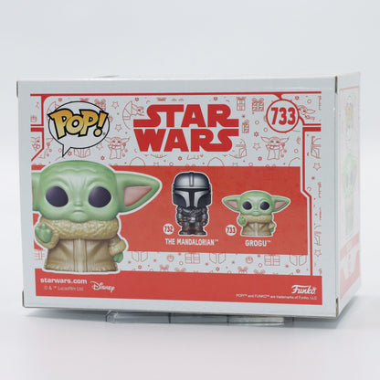 Funko Pop Original Star Wars The Mandalorian Grogu #733 Colecionável Oficial Vinil Action Figure Decoração de Mesa Modelo Brinquedo Presente