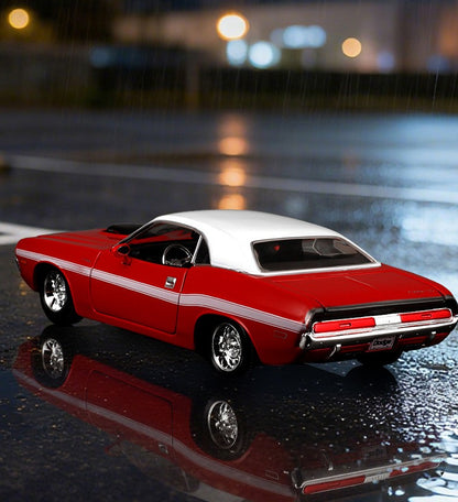 Maisto 1:24 Dodge Challenger R/T Coupé 1970 Carro de Liga Fundido e Veículos de Brinquedo Modelo de Carro em Miniatura para Crianças