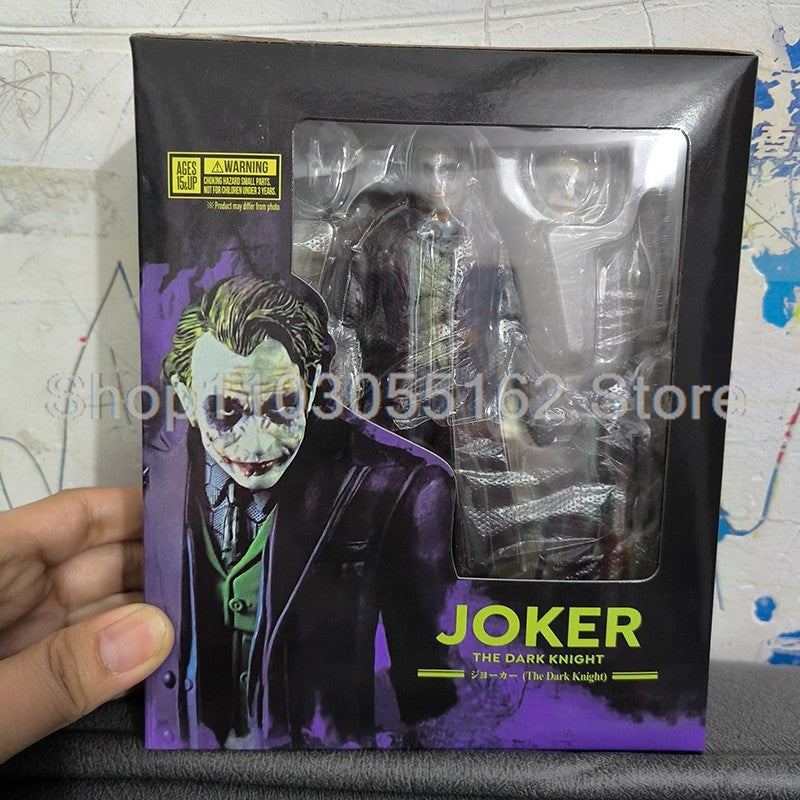 Harley Quinn Batman Boneco de Ação Disney Mafex 015 Coringa Heath Ledger O Cavaleiro das Trevas Brinquedo Colecionável Presente de Natal Halloween