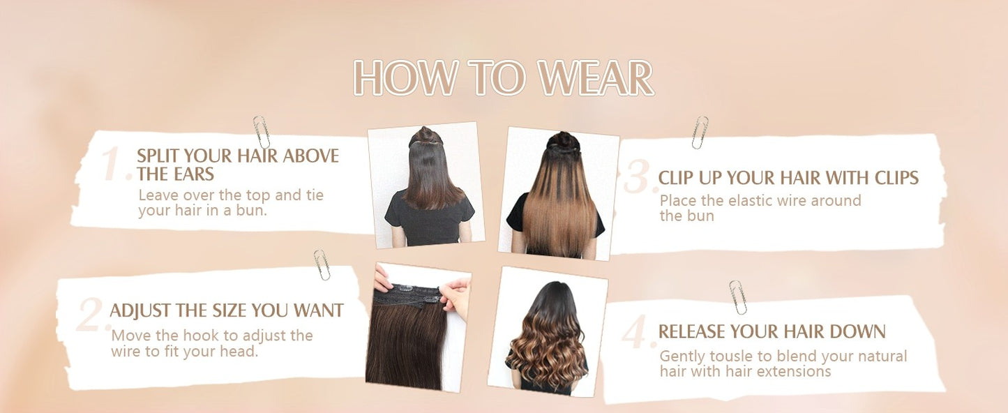 Seis Estrelas Aplique de Cabelo Humano Fio de Cabelo Extensões 80G 100G 12'16'18'20'22' Extensões de Cabelo 100% Remy Humano Para Mulheres