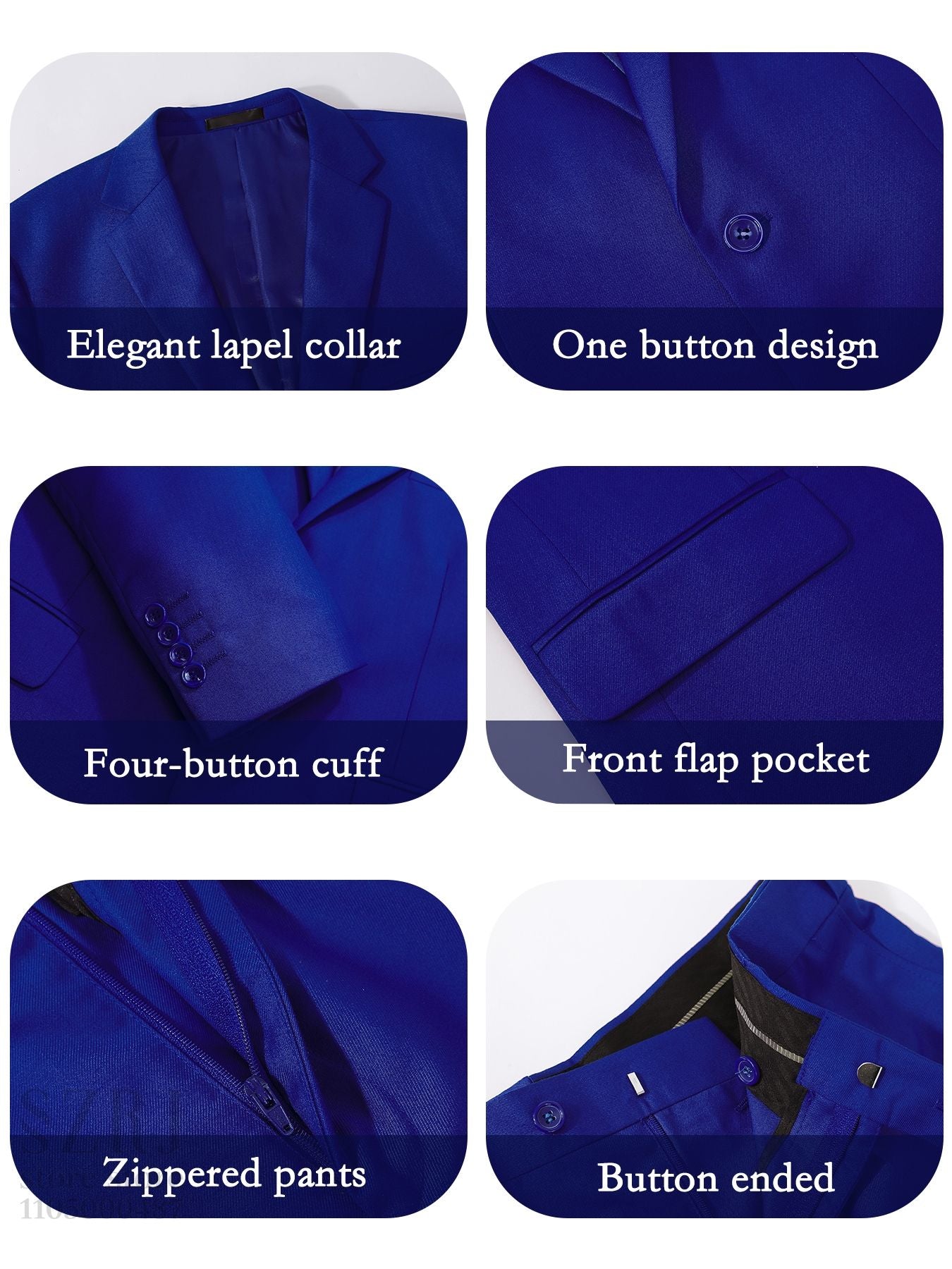 4pcs Classic Business Suit: Blazer, Vest, Pants, Pocket Square - Quality, Comfort, Stylish Lapel | Weddings/Parties/Business