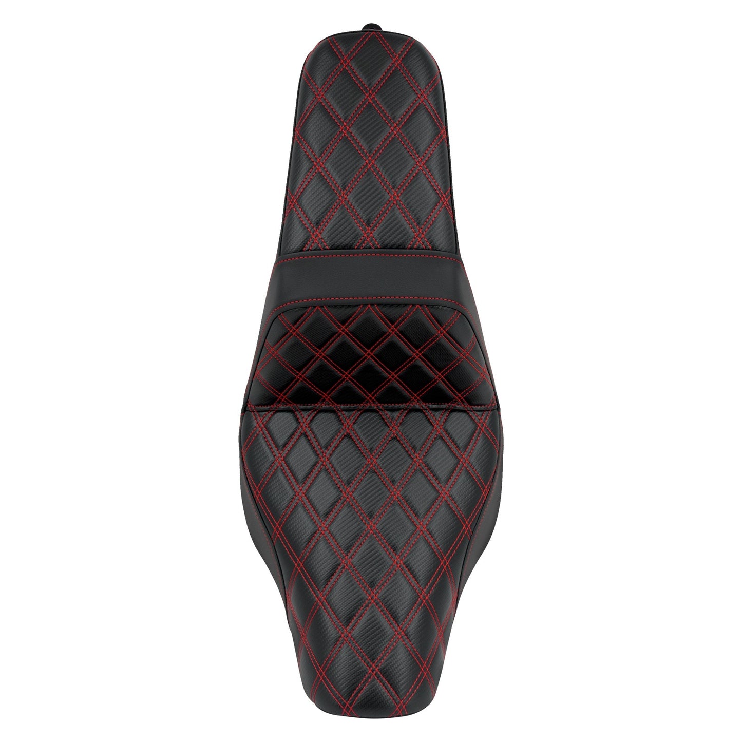 Banco Duplo de Moto para Piloto e Garupa Almofada Dianteira Traseira para Harley Softail Sport Glide FLSB Low Rider FXLR FXLRS 2018 em Diante