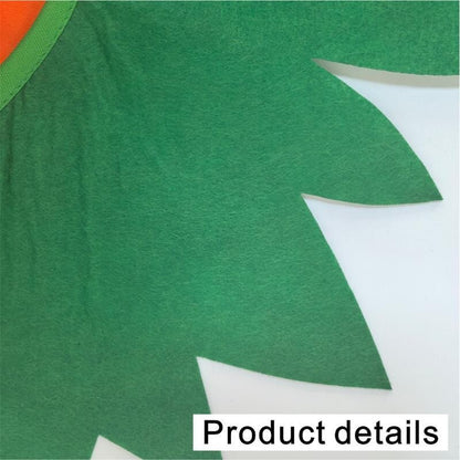 Adult Pumpkin Luminous Halloween Costume Glow In The Dark Face Print Orange Cape With Headband Unisex Fancy Scary Cosplay Outfit