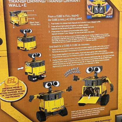 Disney Original Thinkway Toys WALL E Robô EVE Transformável Boneco de Ação Brinquedo Modelo Presente de Natal Infantil para Coleção de Crianças
