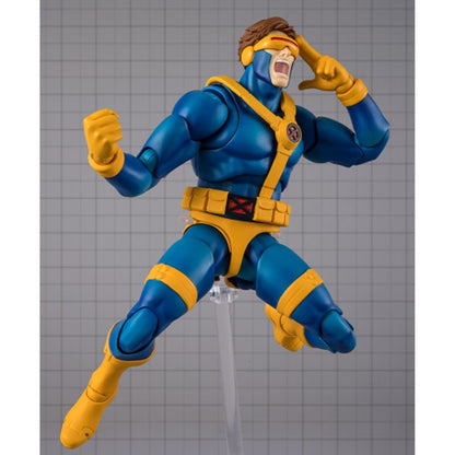 Bandai S.H.Figuarts X-MEN Model Kit Genuíno SHF Cyclops Gamer Verse Anime Action Figure Coleção Modelo Brinquedos Presentes de Natal