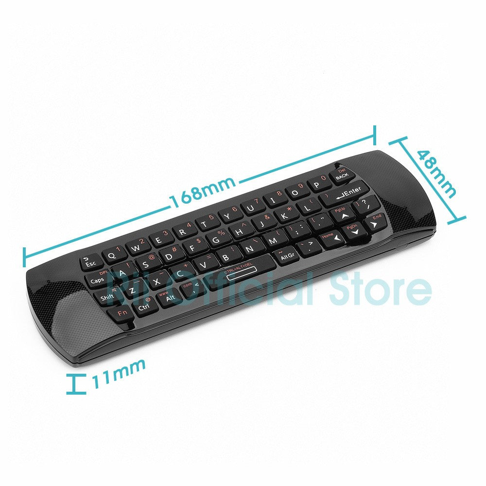 Rii i25 2.4G Mini Wirless Air Mouse Keyboard With IR Remote Control PC Teclado For Tablet Smart Android TV Box