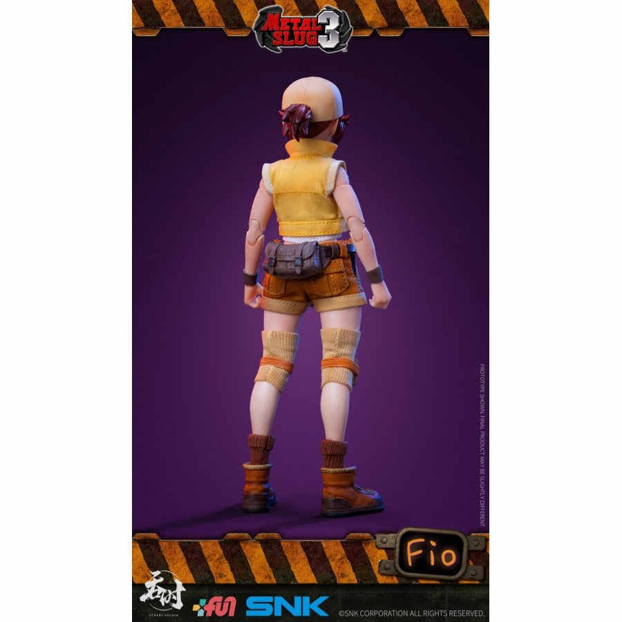 Boneco de Ação Original Snk Metal Slug Toy Fior Airi Sisters 1/12 Coleção de Pano Modelo Colecionável Decoração