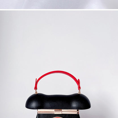Handle Telephone Shaped Women Evening Handbags Designer Party Clutch Purse Chic Shoulder Bags Female Leather Crossbody Bag Totes