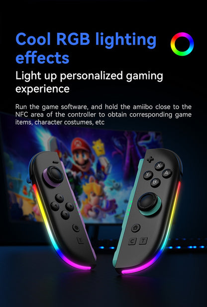 JOY-06 Wireless Game Controller For Switch 2 Magnetic Bluetooth Gamepad with 9-Axis Gyroscope RGB Light Wake-up For NS2 Joycons