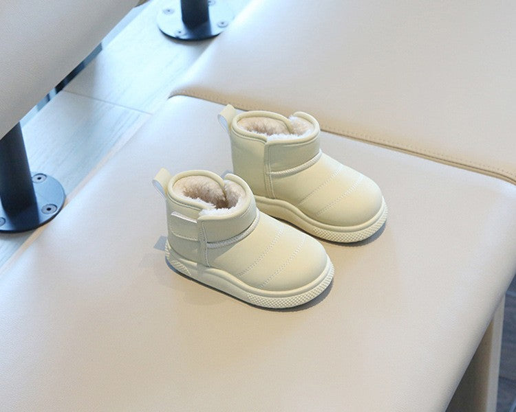 Autumn Winter Baby Boys Girls Snow Boots Children Outdoor Plush Shoes Anti-Slippery Infant Casual Shoes Waterproof Kids Boots