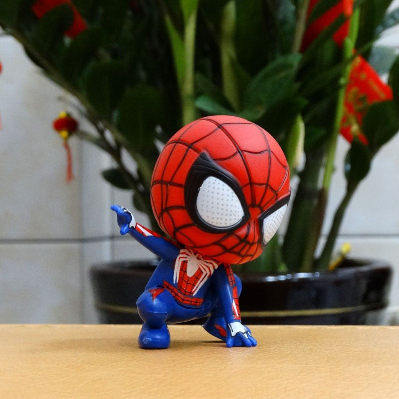 Marvel Spiderman Anime Action Figure Toys PVC Model Spider Man Dolls Decoration Cake Decoration Mdoel Toys Birthday Gifts