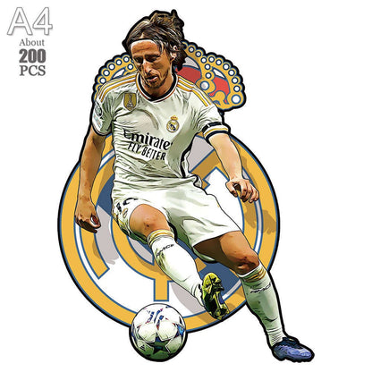 irregular Football Star Wooden Jigsaw Sports Stars Puzzle for Kids Adults Educational Fabulous Gift 300 Pcs DIY Puzzle Toys