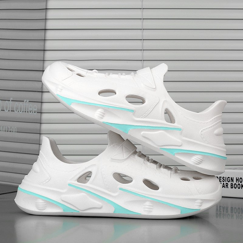 Summer Men's Outdoor Sandals Slippers Beach Comfortable Thick Soft Clogs Men Women Beach Sandals Male Casual Water Garden Shoes