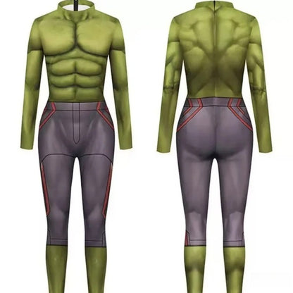 Zawaland Men Mechanical Muscle Punk Zentai Suit Carnival Cosplay Bodysuit Halloween Party Macho Costume Show Festival Jumpsuit