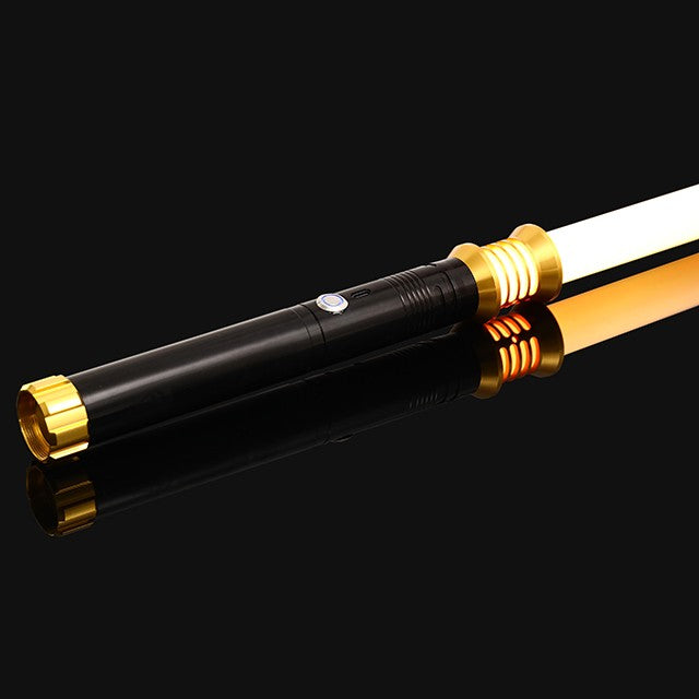 Luke RGB 16 Color Variable Metal Handle Lightsaber With Hitting Sound Effect FX Duel Lightsaber Metal Aluminum Handle Lightsaber