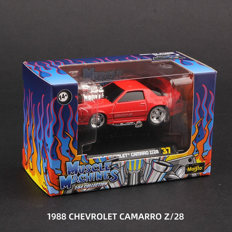 Maisto 1:64 Muscle Machines Carro de Metal Fundido Miniatura Veículos de Brinquedo Chevrolet Camaro Nissan Gtr Toyota Ae86