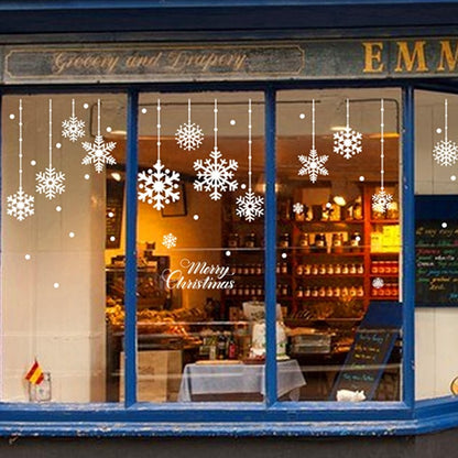 2025 Merry Christmas Wall Sticker Window Glass Merry Christmas Decor for Home Living Room Wall Decor 2026 Happy New Year Sticker