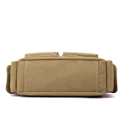 Canvas retro crossbody bag, handbag commuting bag, shoulder bag, work bag, large capacity handbag