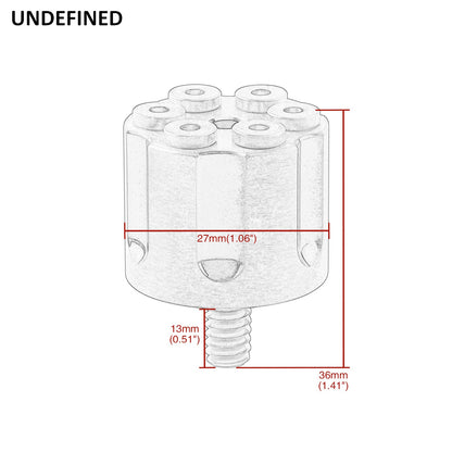 Motorcycle Black/Chrome Seat Bolt Tab Screw For Harley Touring Road King Street Glide Softail Dyna Sportster XL Street Bob 96-23