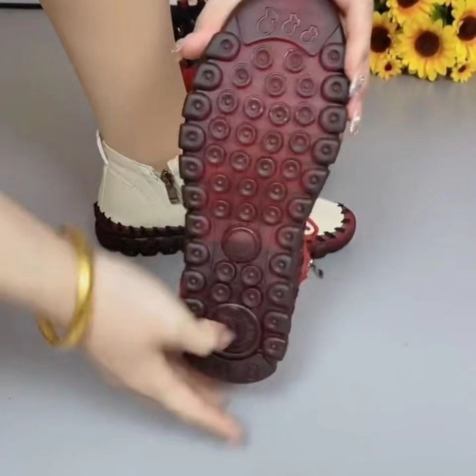 2025 Women's Flat Shoes New Orthopedic Loafers Woman Moccasins Stitched Slip On Ballet Flats For Women Nurse Shoes Medical