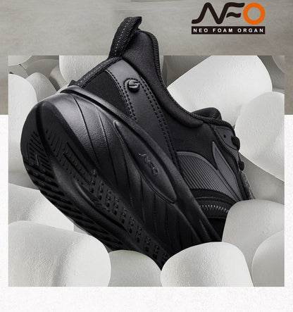 361 Degrees SoftFlow 3 Men's Running Shoes Autumn Leather Lightweight Shock-absorption Fitness Commuting Sneakers Male 672432232