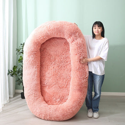 Cama de Inverno Quente para Animais de Estimação, Removível e Lavável, Sofá Grande para Cães, Almofada Preguiçosa para Animais, Cama para Cães, Ninho para Gatos
