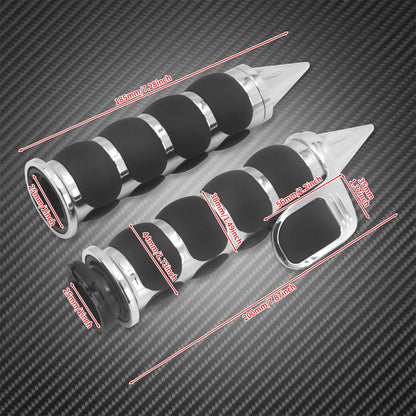 1" Motorcycle Hand Grips 25mm Handlebar Handle Bar For Harley Touring FLHR Softail Fat Boy Sportster XL 883 1200 Dyna For Honda