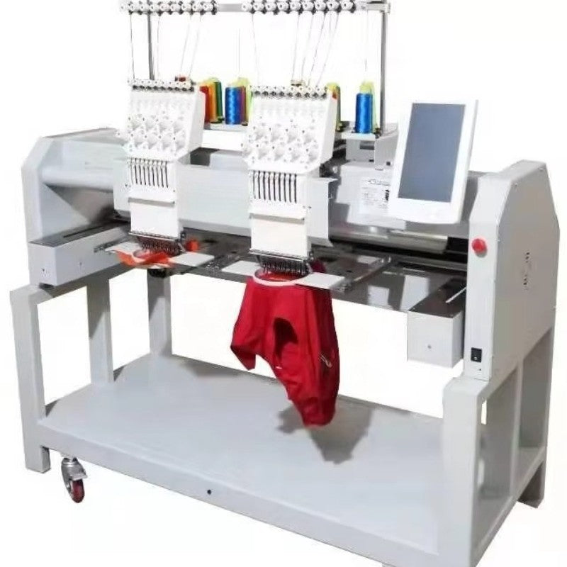 Multi Function 1204 4 Heads 15 Needles Industrial Automatic Computerized 3D Home Use New 1200 RPM Motor Cap Embroidery Machine