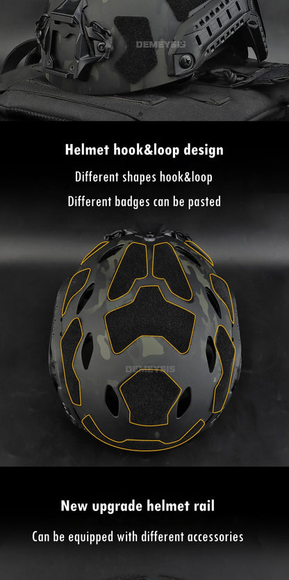 Tactical Fast Helmet Airsoft CS Game Helmets Outdoor Sports Hunting Shooting Paintball Head Protective Gear