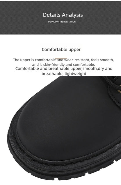Botas masculinas de cano alto para as quatro estações, sapatos de trabalho ao ar livre antiderrapantes e confortáveis, botas amarelas de couro casuais britânicas da moda