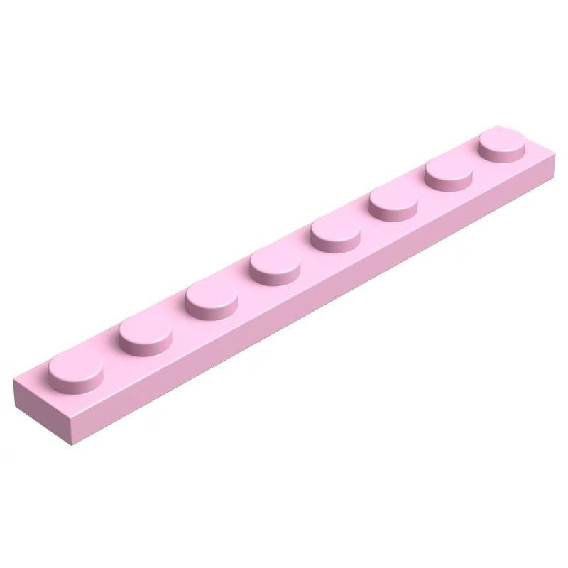 10 Peças Quebra-Cabeça Partícula 3460 Placa 1x8 Bloco de Montar Kit Pneu de Alta Tecnologia Placa de Luz de Prancha Brinquedos Presentes