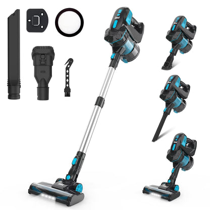INSE V50 Cordless Vacuum Cleaner Powerful Suction 6-in-1 Lightweight Stick Vacuum with Rechargeable Battery for Carpets Pet Hair