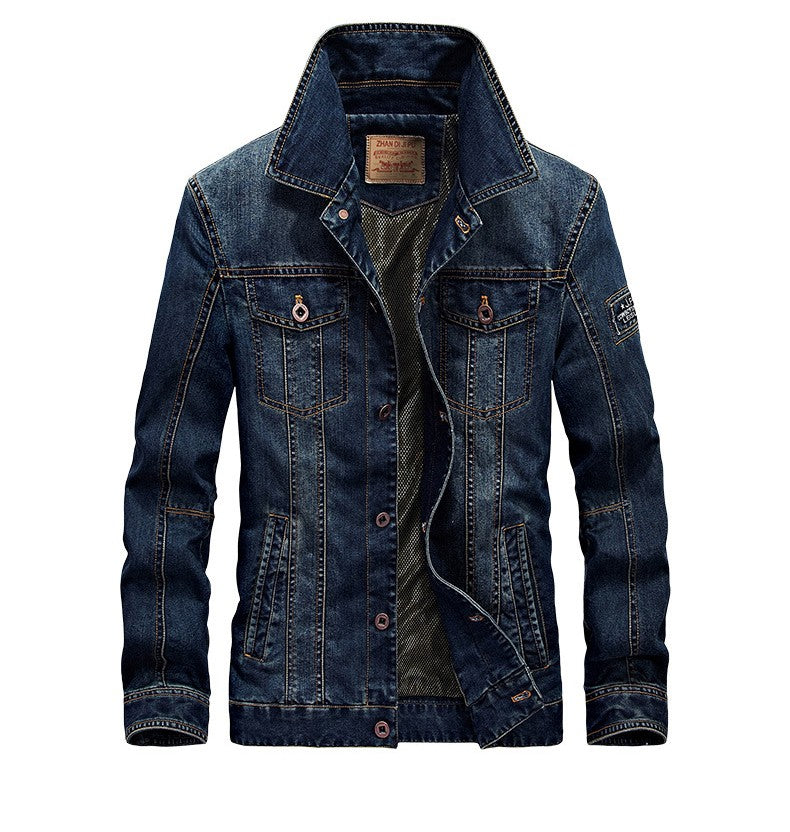 Winter Jackets Men Oversized Fleece Denim Jacket 6XL 7XL Streetwear Thicken Casual Jacket Coat Men's Clothing Outerwear AF66009A