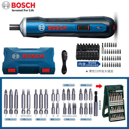 Parafusadeira Bosch Go 2 Recarregável Sem Fio Furadeira Parafusadeira de Impacto Bosch Go Parafusadeira Elétrica Ferramentas Elétricas Domésticas Multifuncionais