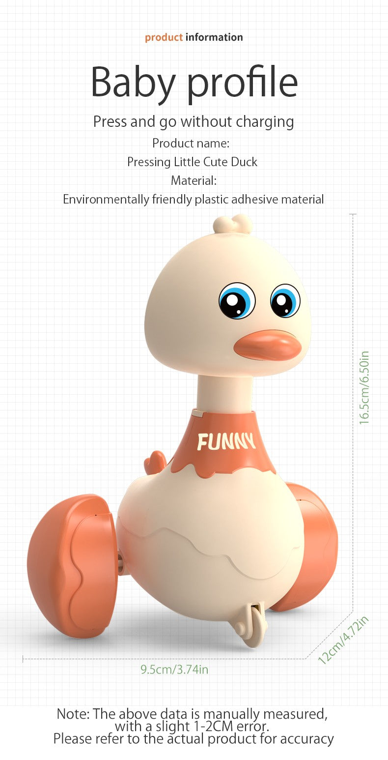 Baby Toy Cars Toddler Swing Press and Go Cute Duck Car Educational Toys for Boys Girls Pull Back Cars Toy Children Xmas Gifts