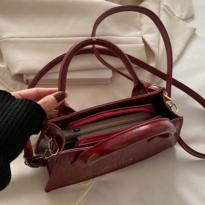 2025 Stylish Handbag - Elegant crossbody bag, Simple and fashionable crossbody bag, Small square handbag