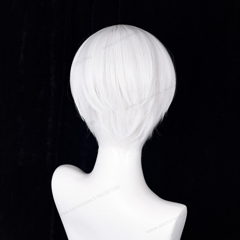 2B 9S  Cosplay Synthetic Wig White Synthetic Women Man Wig Heat Resistant Hair High Quality Wigs