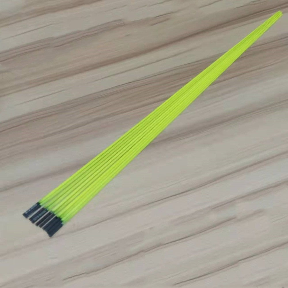 2pcs 50cm Boat/Raft Rod Tip Spare Tail fiberglass Repair Parts Refit Replacement Fishing Rod Tip With top ring